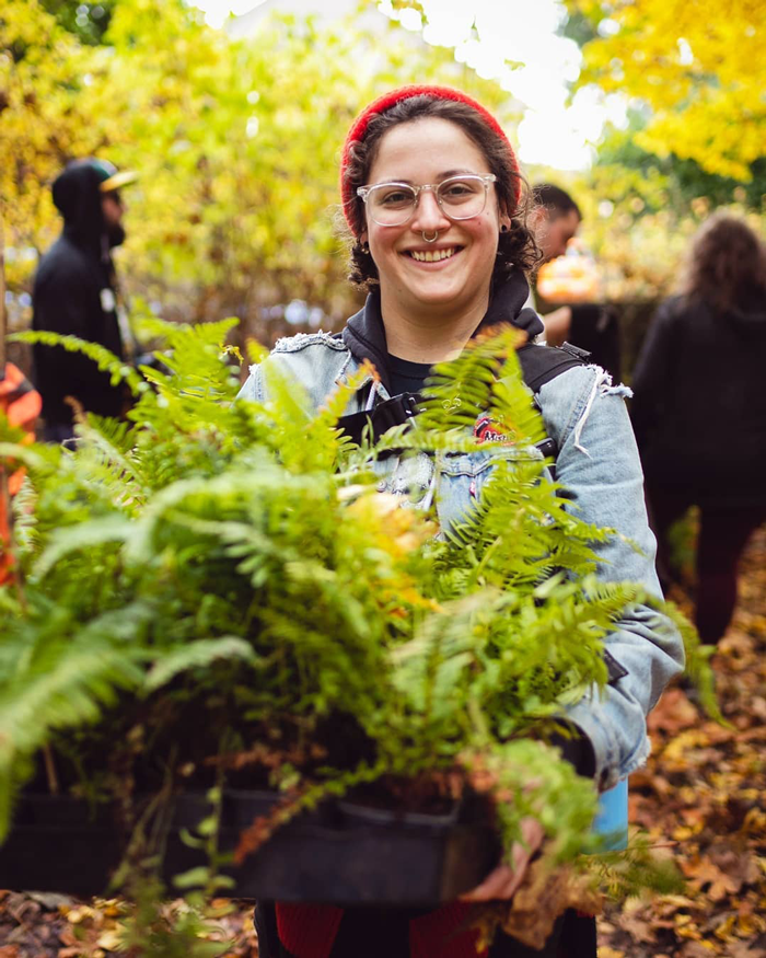 SocialWomanWithFerns